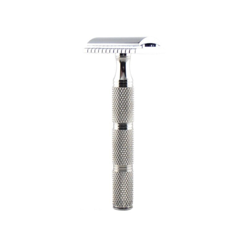 Т-образная бритва RazoRock Mentor Super Knurl, закрытый срез фото 3