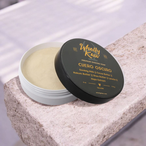 Мыло для бритья Wholly Kaw Cuero Oscuro Shaving Soap, 114 гр. фото 2