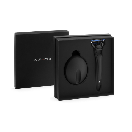 Станок для бритья Bolin Webb X1 Black Matte с подставкой, система Fusion фото 4