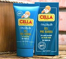 Гель перед бритьем Cella Pre Shave Gel Bio Aloe Vera с алоэ вера, 75 мл