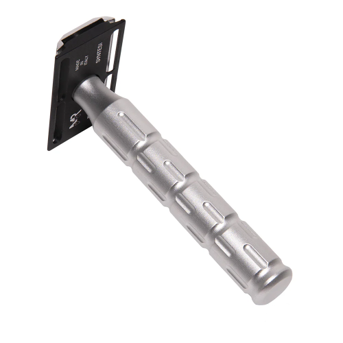 Т-образная бритва с закрытым срезом The Goodfella's Smile Syntesi, алюминий фото 2