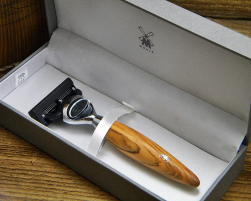 Станок для бритья Muehle Kosmo R870F олива, система Fusion фото 2