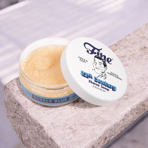 Мыло для бритья Fine Barber Blue Shaving Soap, 150 мл фото 2