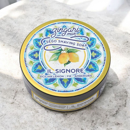 Мыло для бритья Zingari Man Il Signore Sego Shaving Soap, 142 мл фото 2