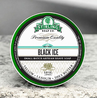 Barber-Jovan.ru - Мыло для бритья Stirling Black Ice, 170 мл
