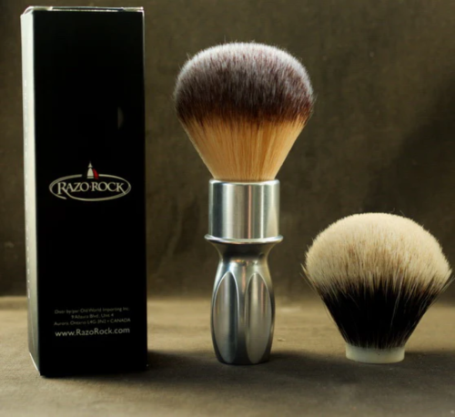 Помазок для бритья RazoRock Silver 400 Plissoft, синтетика фото 2