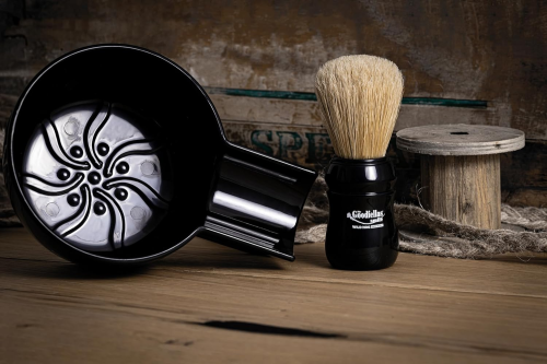 Чаша для бритья The Goodfellas' Smile, черная фото 4