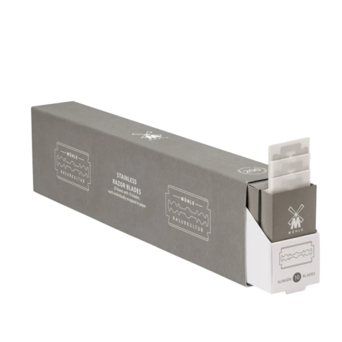 Лезвия для Т-образной бритвы Muehle, 200 шт. фото 4