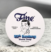 Мыло для бритья Fine Barber Blue Shaving Soap, 150 мл