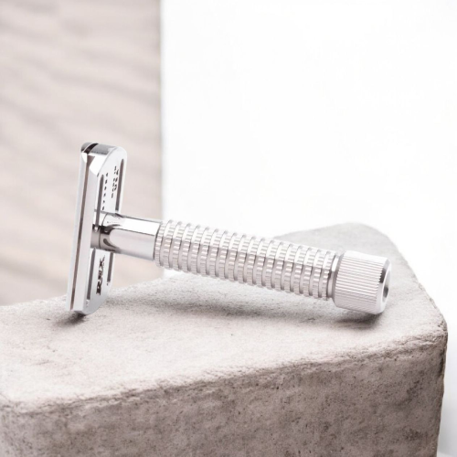 Т-образная бритва Rex Envoy Rhodium, closed comb фото 2