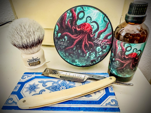 Мыло для бритья HAGS Seabeast Shaving Soap, 114 гр. фото 4