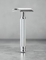 Т-образная бритва Muehle Traditional R41 open comb, хром