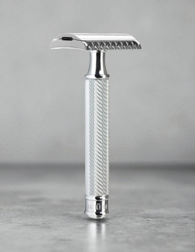 Т-образная бритва Muehle Traditional R41 open comb, хром