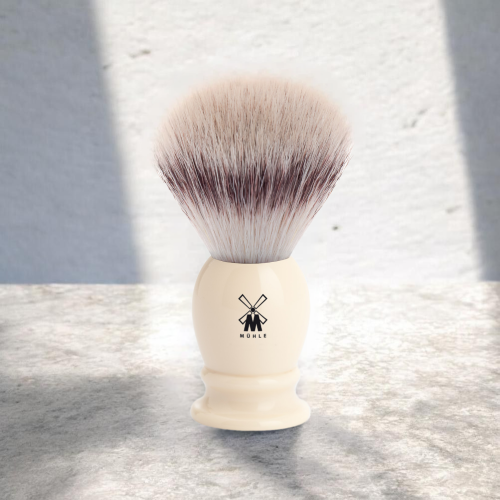 Помазок для бритья Muehle Silvertip Fibre смола, синтетика (узел М)