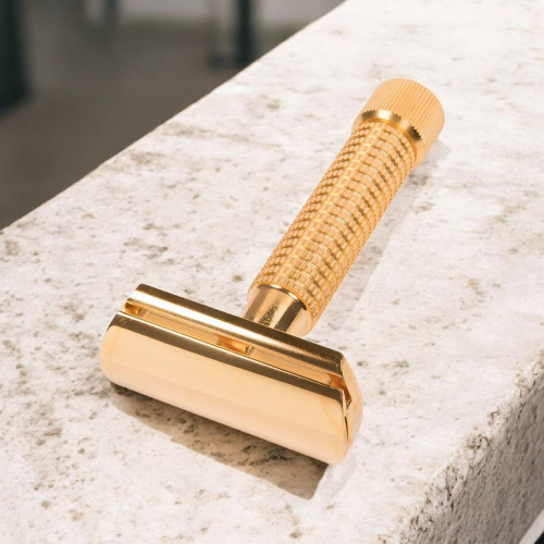 Т-образная бритва Rex Envoy Gold, closed comb фото 2