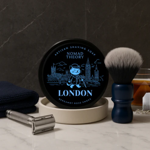 Мыло для бритья Nomad Theory London Shaving Soap, 150 мл фото 4