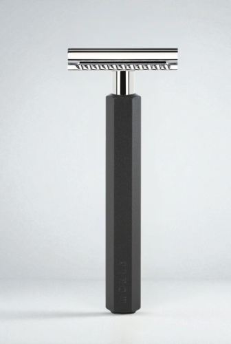 Т-образная бритва с закрытым срезом Muehle Hexagon Graphite