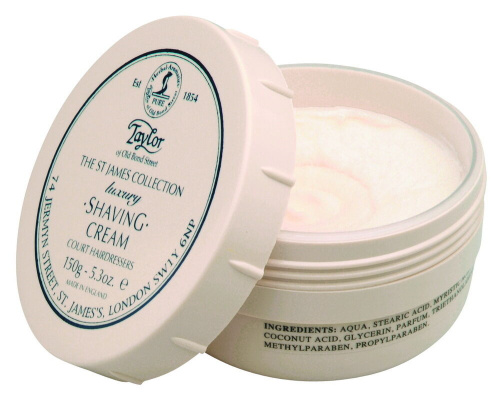 Крем для бритья Taylor Of Old Bond Street The St.James Luxury Collection Shaving Cream, 150 гр фото 6