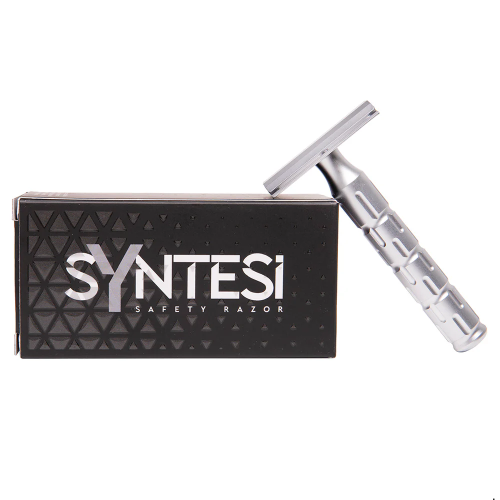Т-образная бритва с закрытым срезом The Goodfella's Smile Syntesi, нержавеющая сталь фото 7