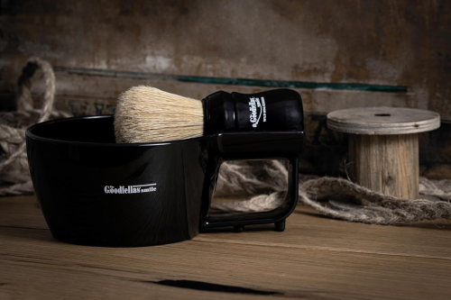 Чаша для бритья The Goodfellas' Smile, черная фото 3