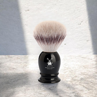 Помазок для бритья Muehle Silvertip Fibre смола, синтетика (узел S)