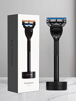 Станок для бритья Bolin Webb Generation Black & Stand с подставкой, система Fusion