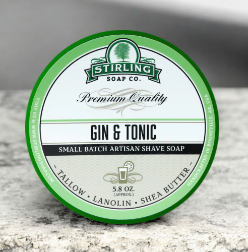 Barber-Jovan.ru - Мыло для бритья Stirling Gin Tonic, 170 мл
