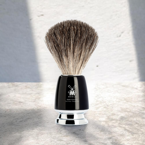 Помазок для бритья Muehle Rytmo 81M226 черная смола, барсук