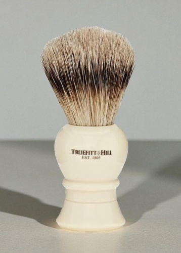 Помазок для бритья Truefitt&Hill Regency Faux Ivory Super Badger Brush, барсук