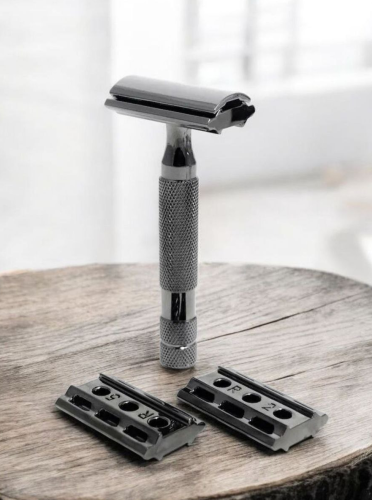 Т-образная бритва Rockwell Razors 6C, темный хром