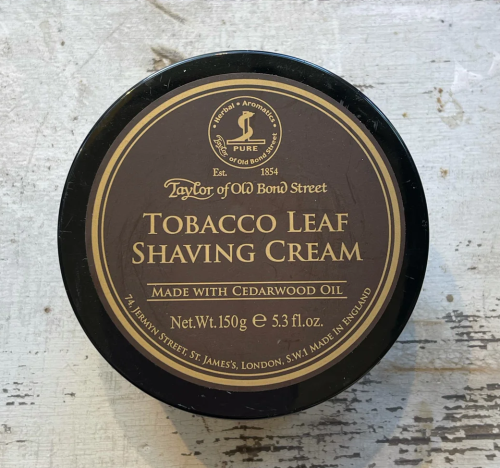 Крем для бритья Taylor Of Old Bond Street Tobacco Leaf Shaving Cream, 150 гр фото 2
