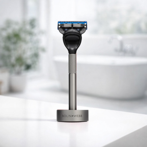 Станок для бритья Bolin Webb Generation Graphite & Stand с подставкой, система Fusion фото 3