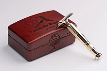 Т-образная бритва с закрытым срезом Lambda Razors Athena Bronze