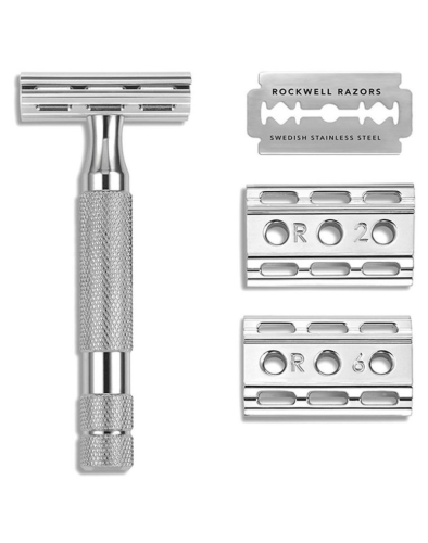 Т-образная бритва Rockwell Razors 6C, белый хром фото 2