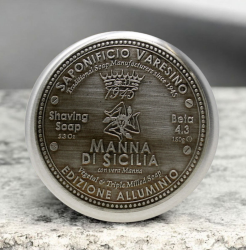 Barber-Jovan.ru - Мыло для бритья Saponificio Varesino Manna di Sicilia, 150 гр
