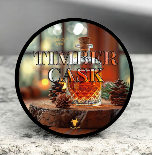Мыло для бритья Wholly Kaw Timber Cask Shaving Soap, 165 гр.