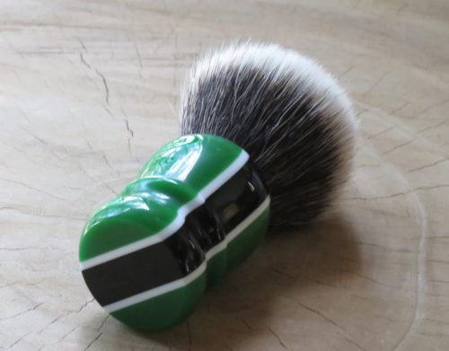 Помазок для бритья Omega Elite GT MB1918 Fiber Shaving Brush, синтетика фото 5