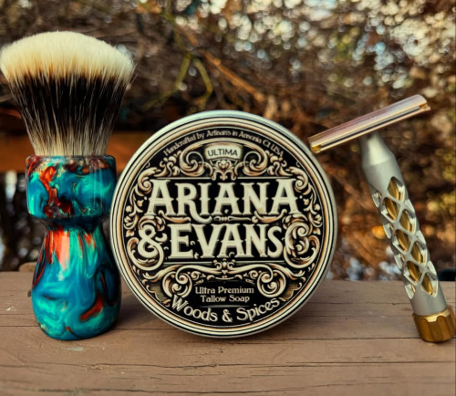 Мыло для бритья Ariana&Evans Wood&Spice Ultima Shaving Soap, 118 мл фото 5