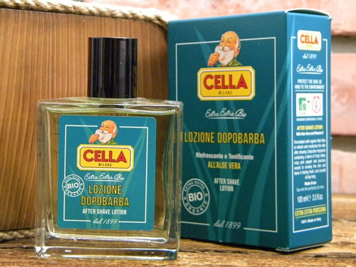 Мужской подарочный набор для бритья Cella Aloe: гель перед бритьем, 75 мл + крем для бритья, 150 мл + лосьон после бритья, 100 мл фото 5