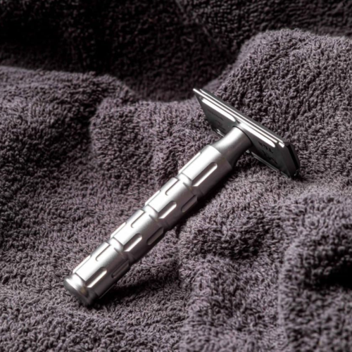 Т-образная бритва с закрытым срезом The Goodfella's Smile Syntesi, нержавеющая сталь фото 2