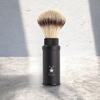 Помазок дорожный разборной Muehle Travel 31M536 черный, синтетика