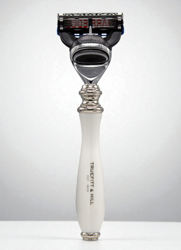 Станок для бритья Truefitt&Hill Wellington Faux Porcelain Fusion, коричневый