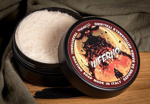 Мыло для бритья The Goodfellas' Smile Inferno Shaving Soap, 100 мл фото 3