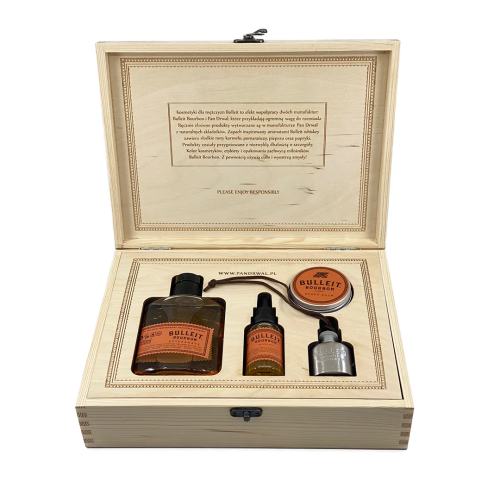 Набор для ухода за бородой и усами Pan Drwal Bulleit Bourbon Beard Kit фото 8
