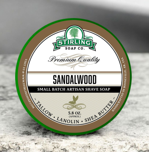 Barber-Jovan.ru - Мыло для бритья Stirling Sandalwood, 170 мл
