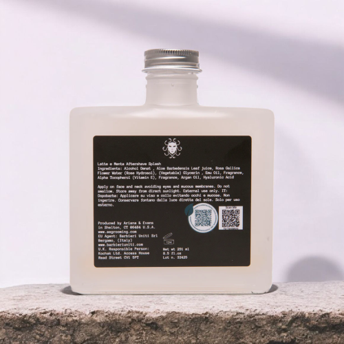 Лосьон после бритья Ariana&Evans Daniele Maullu Latte e Menta After Shave Splash, 251 мл фото 2