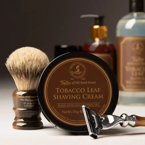 Крем для бритья Taylor Of Old Bond Street Tobacco Leaf Shaving Cream, 150 гр фото 3