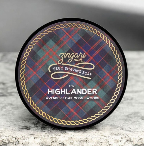 Мыло для бритья Zingari Man The Highlander Sego Shaving Soap, 142 мл