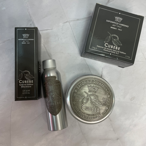 Набор Saponificio Varesino Cubebe: мыло для бритья (150 гр) и бальзам после бритья (125 мл) фото 3